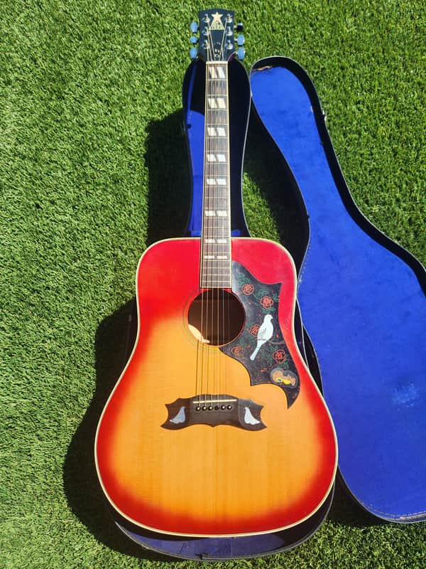 1970s MIJ Canda (Greco) Dove-303 - Cherry Sunburst w/ *OHSC* | Reverb