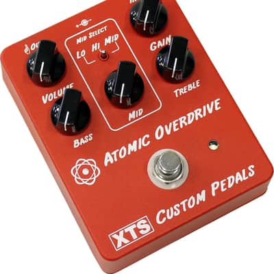Xact XTS Atomic Overdrive Pedal w/ 3 Guitar Cables image 7