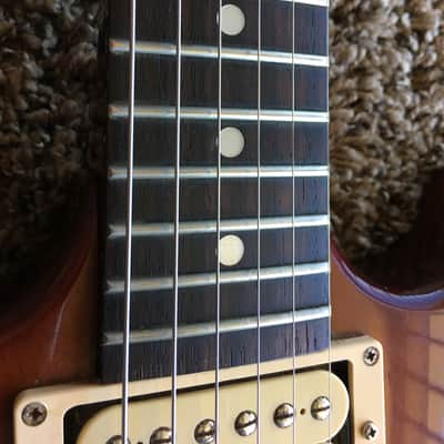 Vintage 1980's Hondo II Professional Electric Guitar & Gibson Bag DiMarzio Double Cream Pickups MIJ image 6