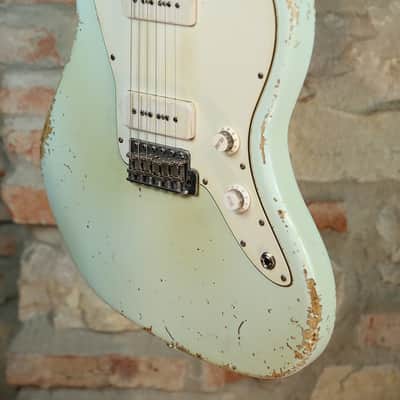 FRANCHIN Neptune J P90 Heavy Relic - Faded Sonic Blue image 12