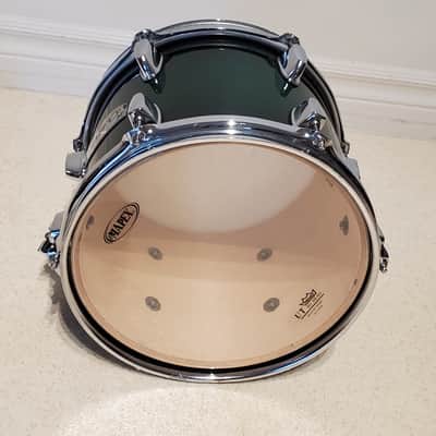 Mapex M 10"x8"inch Tom Drum W/Mount - Lacquered Green Fade - Gorgeous Clean A+ image 6