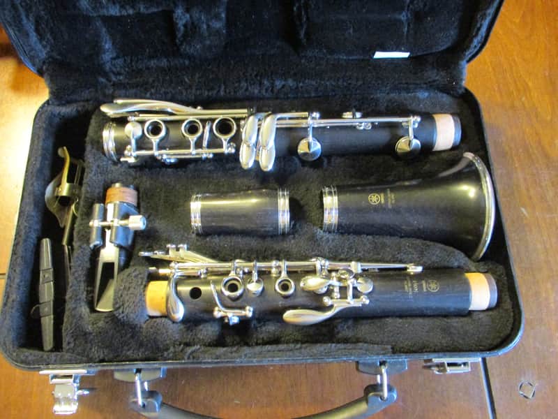 Yamaha YCL-450N Intermediate Bb Clarinet with Nickel-Plated Keys 2015s - Black image 1