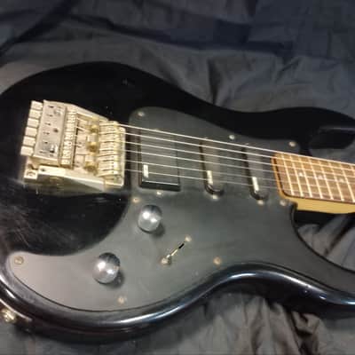 Washburn G-2V HSS Black 1980's Vintage *** FREE SHIPPING *** image 6