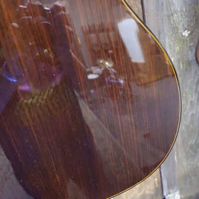 Gitane D-500 Gran Bouche Professional Gypsy Jazz Manouche Guitar - High Gloss Natural w/ Aging Top Toner w/ Deluxe Gig Bag image 21