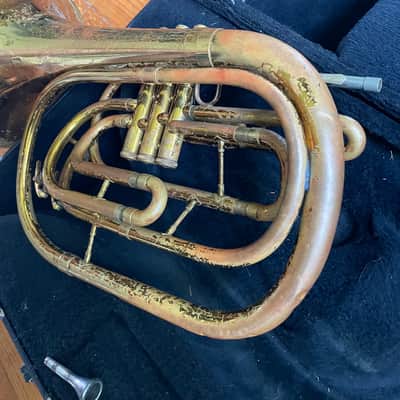 king 1122 mellophone (marching french horn) image 12