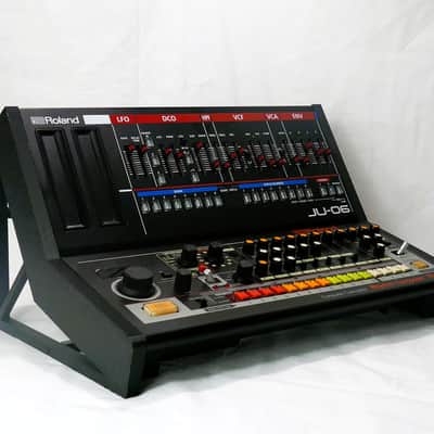 2 Tier Stand for Roland Boutique JU-06 JX-08 TR-08 SH-01A | Angled Desktop Rack