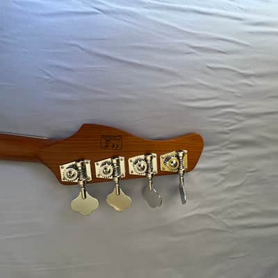 Sire Marcus Miller P8 Swamp Ash P/J 4-String Bass, Tobacco Sunburst, Roasted Maple Fretboard image 5