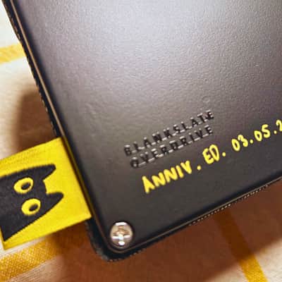 TONECAT BlankSlate Overdrive (Klon-Style Drive) - Anniversary Black Edition 2026 - Black Leather image 3
