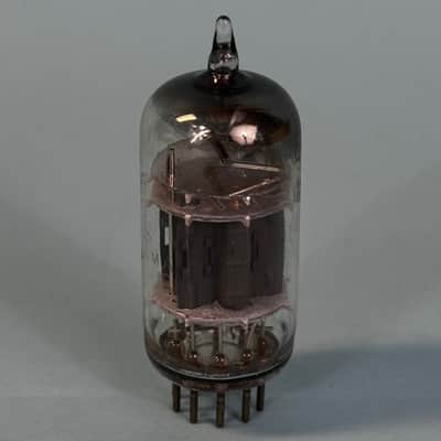 1962 Sylvania 6189 12AU7WA ECC82 Vintage D Getter Preamp Tube! T384 image 2