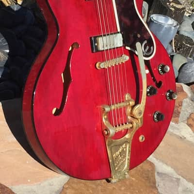 Epiphone E212TV Sheraton “Special Order” 1967 See Thru Cherry image 10