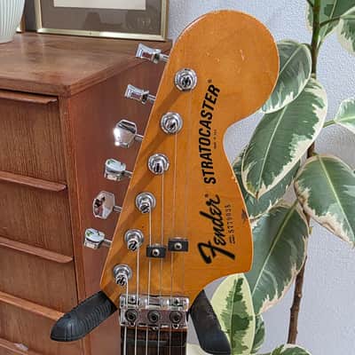 1977 Fender Stratocaster Dakota Red Kahler HSH American Vintage 70s 1970's DiMarzio USA Strat Custom Fiesta Red Guitar image 3
