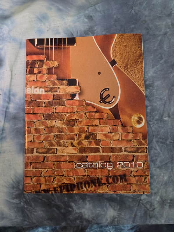 Vintage 2010 Epiphone Guitar Bass Mandolin Catalog 56 Pages Great Condition Case Candy image 1