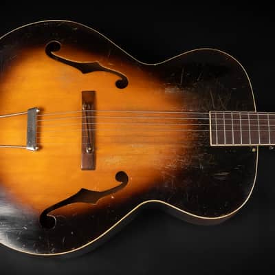 1936 Kalamazoo KG-31 - Sunburst | USA Gibson Vintage Pre War Archtop Jazz Acoustic Guitar K&K Pure Mini Pickup 1.86kg | Case image 4
