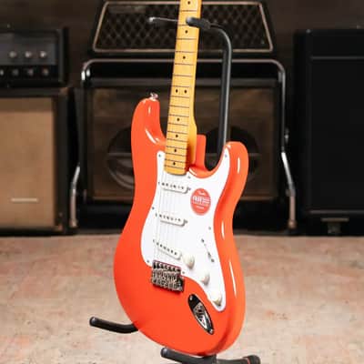 Squier Classic Vibe '50s Stratocaster Electric Guitar - Fiesta Red image 11