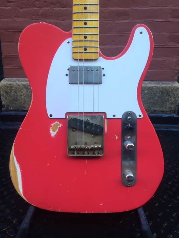 Nash Telecaster 2009 Red w/ Neck Humbucker image 1