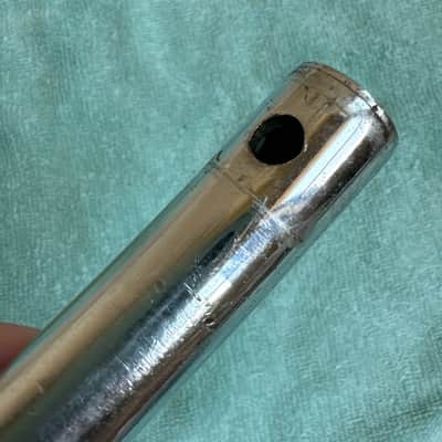 Ludwig Vintage Bass Drum 5” Rail Consolette Tom Mount Base Bracket Part 60s - Chrome image 8