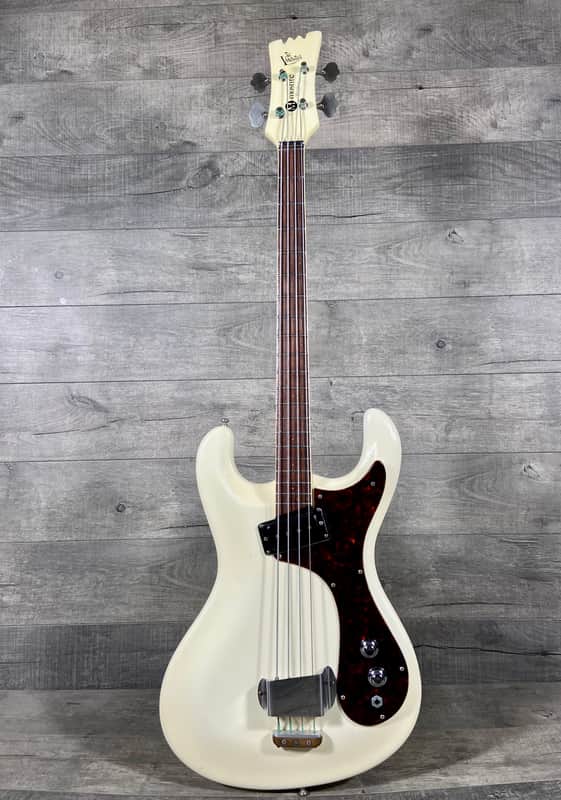 Mosrite Ventures Bass 1964 - Pearl White image 1