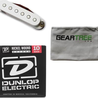 Bare Knuckle Boot Camp Old Guard Strat Single Coil Pickup White - Middle w/ Cloth and Strings image 1