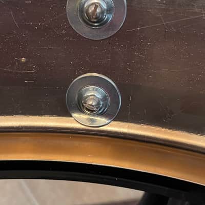 Rogers 7-Line DynaSonic 5x14 snare drum w/NEW B&B lugs SN1789 image 9