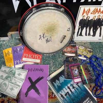 ddrum Rick Allen's Def Leppard Hysteria Tour, 10" Clavia AB Trigger Pad (RA #2042) 1980s, AUTOGRAPHED HEAD!! image 3