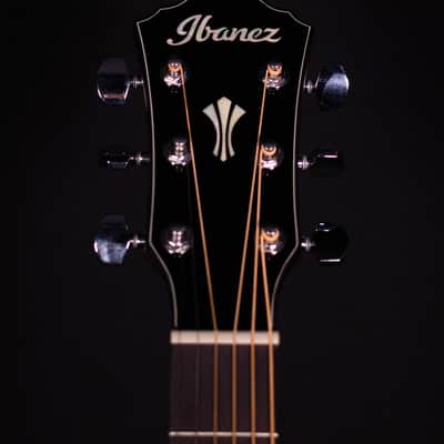 Ibanez AEG50L, Left-Handed, Black High Gloss image 9