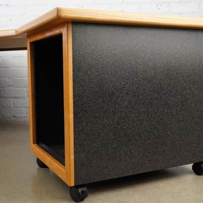 1990s KK Audio 24U 24-Space Studio Workstation Desk #53598 image 8
