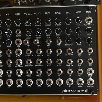 Portable suitcase modular synth : Erica Synths Pico System III + Disting + Sloth image 5