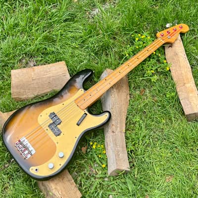 Vintage Fender Fullerton 1982 -1957 Reissue Precision Bass 1st Year image 3
