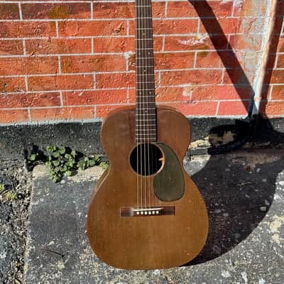 Martin 0-17 1944 - killer all mahogany example w/scalloped braces & fresh neck reset ! image 2