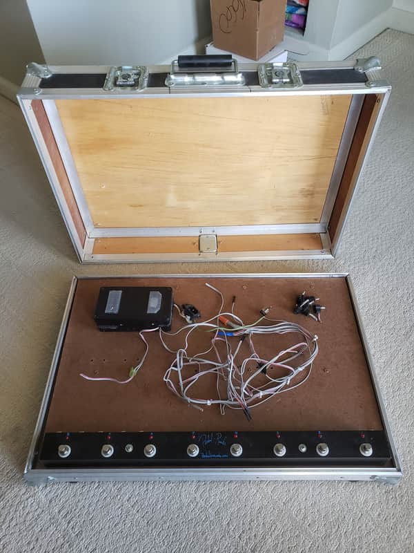 Pedalboard 8ch Bypass Stereo Looper Power Supply Flight Case Pedal Racks image 1