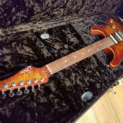 2010 Suhr Custom Modern Guthrie Govan Signature Flame Maple Top Electric Guitar image 3
