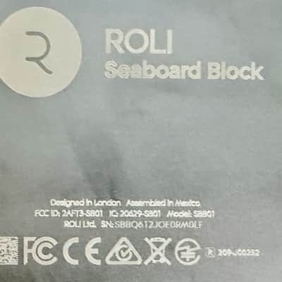 ROLI Seaboard Block 24-Key Expressive MIDI Keyboard Controller 2010s - Black image 7