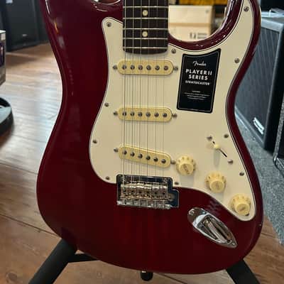 Fender Player II Stratocaster, Rosewood Fingerboard 2024 - Transparent Cherry Burst/ 6lbs. 11.0oz. #MXS24048187 image 3