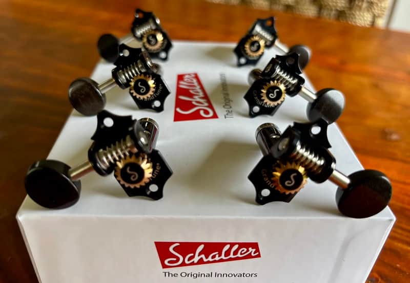 SCHALLER "GRAND TUNE" ROLLER DELUXE TUNERS FOR CLASSICAL & FLAMENCO NYLON STRING GUITARS image 1
