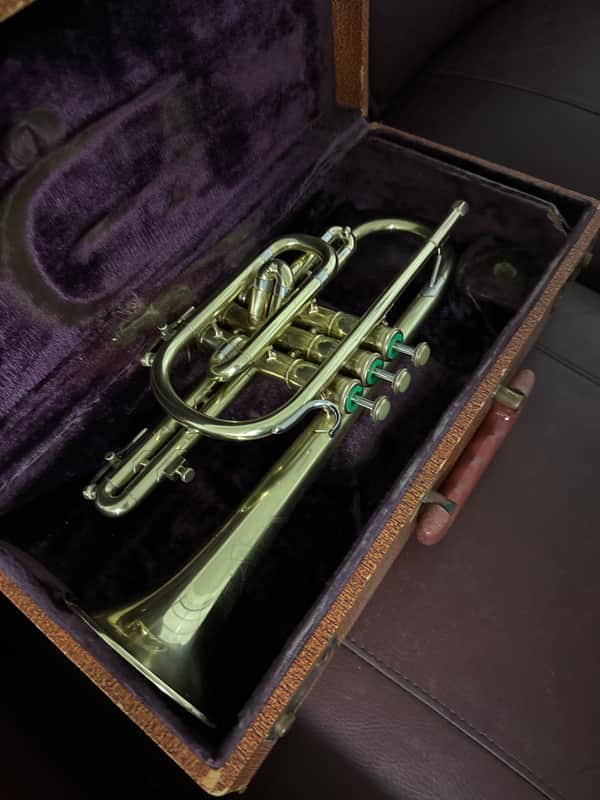 Olds Ambassador Bb Cornet (1960) SN 368525 (100% new clear lacquer) image 1
