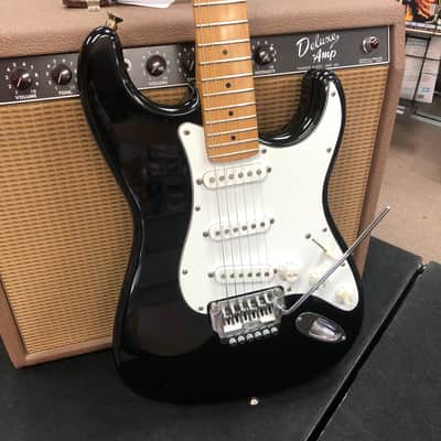 Fender Standard Stratocaster with S1 Tremolo with Maple Fretboard MIJ 1986 - Black w/ Hardcase and Trem Arm image 21