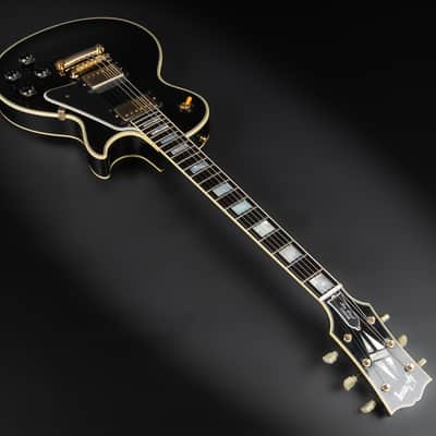 2021 Gibson Custom Shop Historic '57 Les Paul Custom Black Beauty Reissue - Ebony VOS | USA Vintage Long Neck Tenon No Weight Relief 4.18kg | CoA OHSC image 8