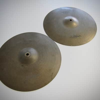 Zildjian Hi Hat Cymbals Beautiful Set of Two Circa-1970s-Gold image 4