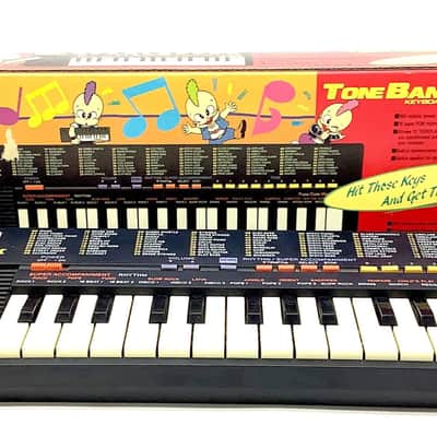 Casio SA-1 3 BOOK MANUAL 6 PATTERN PULSE CODE MODULATION PCM 100 TONE BANK 1989 - mini keyboard with complex LO-FI wavetable sounds PC Kid Techo Punk pop Japan Anime Manga Black BOXED RARE image 9