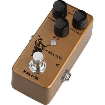 Nux HORSEMAN-OD Pédale d'overdrive analogique Horseman NOD-1 gold/silver image 3