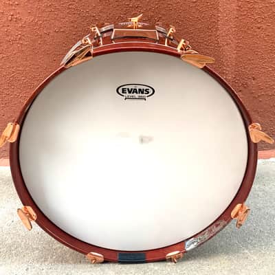 Sonor Vintage Hilite Classic Copper series  1990 Red stain wood with copper hoops image 15