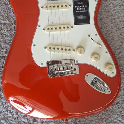 Mint Fender Player II Stratocaster, Rosewood Fingerboard, Coral Red Finish - MIM image 3