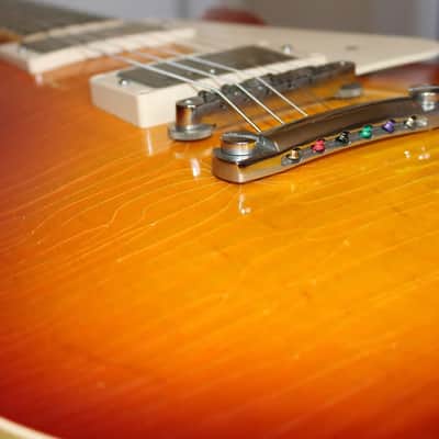 2007 Gibson Custom Shop Les Paul 1958 Reissue Aged Chambered body with OHSC / Video Tour image 22