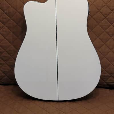 Oscar Schmidt OD312CEWH Dreadnought Cutaway Style Mahogany Neck 12-String Acoustic-Electric Guitar image 5