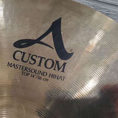 Zildjian 14" A Custom Mastersound Hi-Hat Cymbals (Pair) (Mint!) image 4