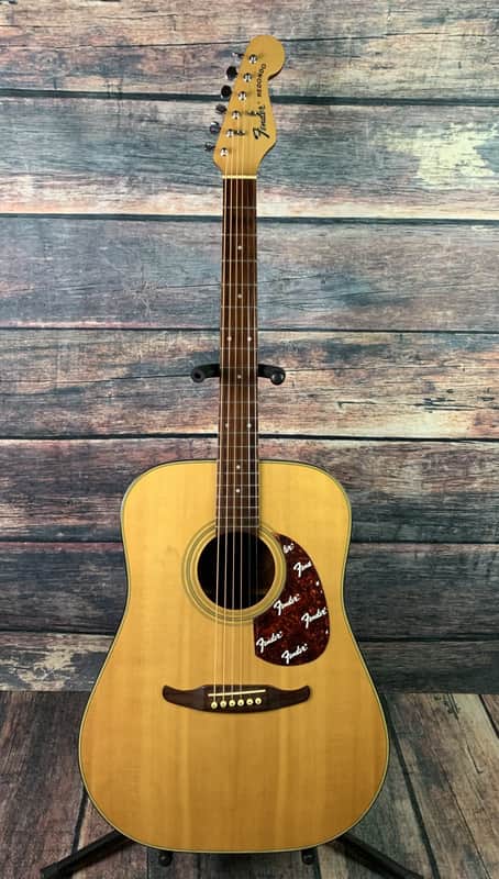 Used Fender Redondo Korean Built Dreadnought Acoustic Guitar with Fender Case image 1
