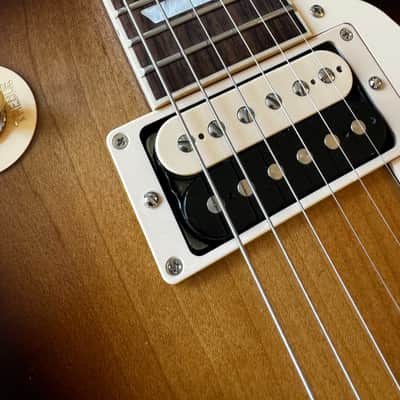 Gibson Les Paul Trad Pro V Satin Electric Guitar 2022 - Desert Burst image 11