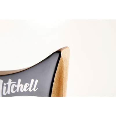 Mitchell MM100 Mini Double-Cutaway Short-Scale Electric Guitar - Regular Walnut Stain image 6