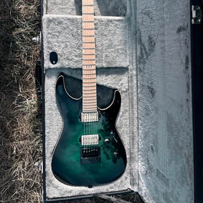 ESP E-II M-II NT BTB EverTune - Black Turquoise Burst – Made in Japan image 11