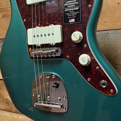 Fender American Pro Classic Jazzmaster RW Faded Sherwood Green w/bag image 3